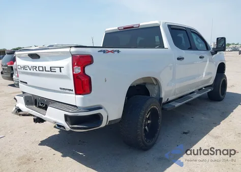 2021 Chevrolet Silverado 1500 4Wd Short Bed Custom из США, поврежденный, VIN 3GCUYBEF2MG350881